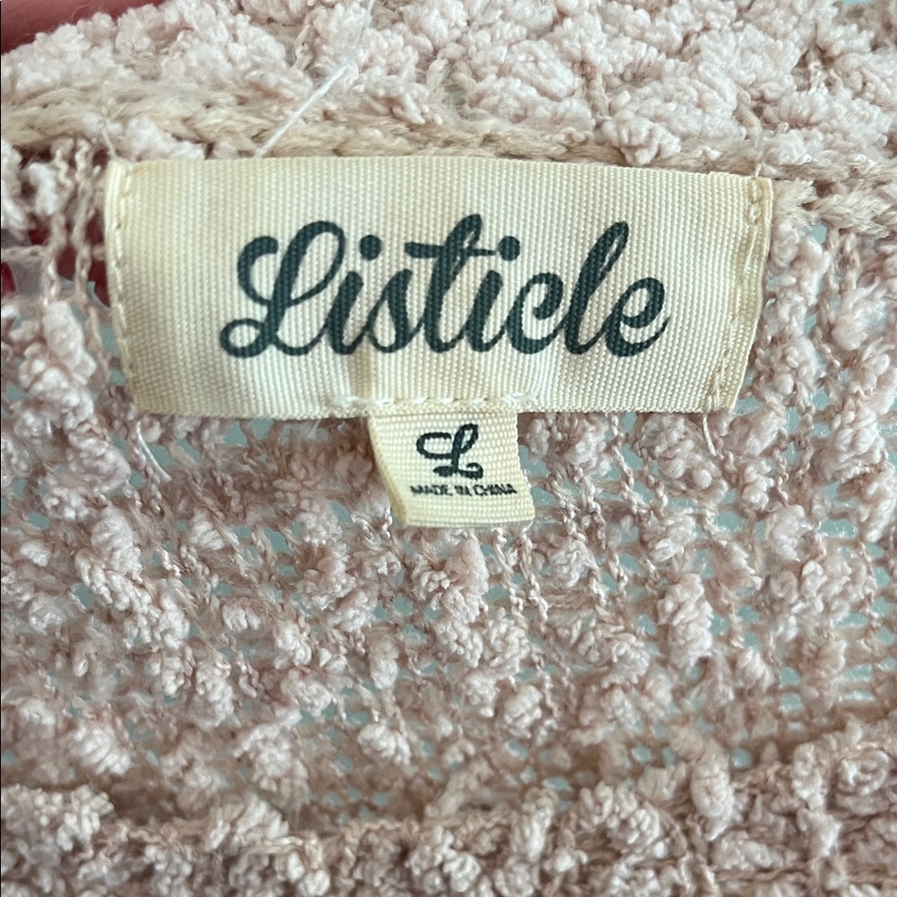 Listicle Cozy Multicolor Striped Sweater - Picture 3 of 3